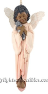 Kitty Cuddle Ornament - 2009 Annual xmas cute Thomas Blackshears ~ Ebony Visions#: 805817